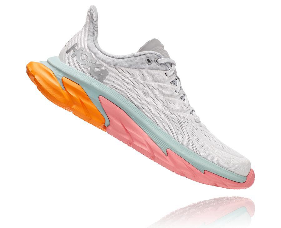 Hoka One One Koşu Ayakkabısı Erkek Beyaz - Clifton Edge - IT3027416